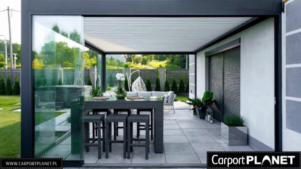 Pergola zadaszenie tarasu z aluminium