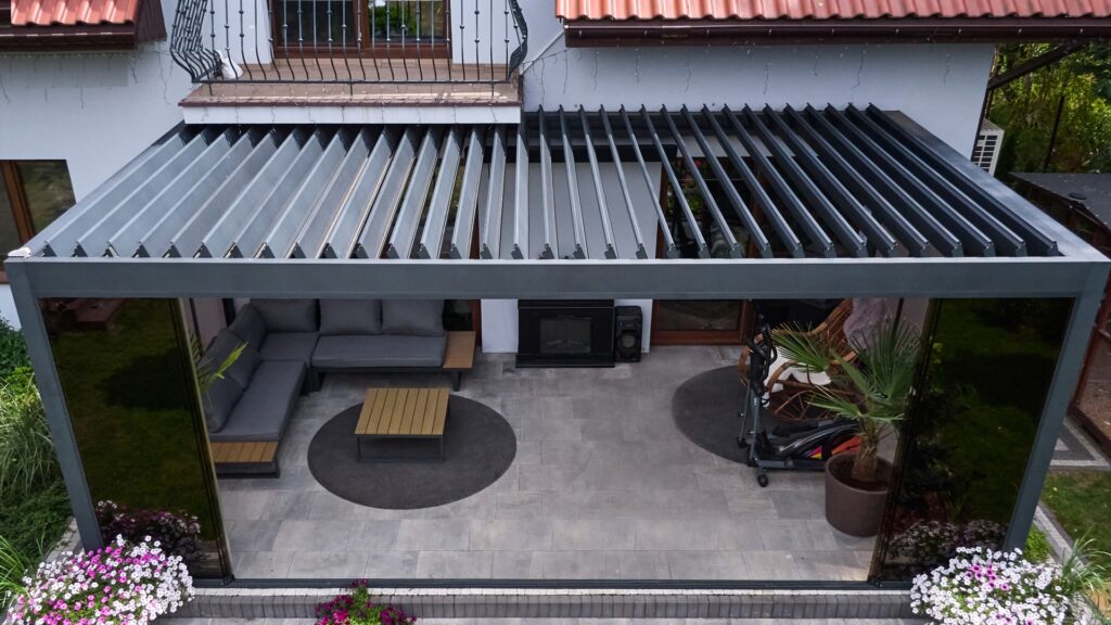 Pergola lamelowa tarasowa model S500