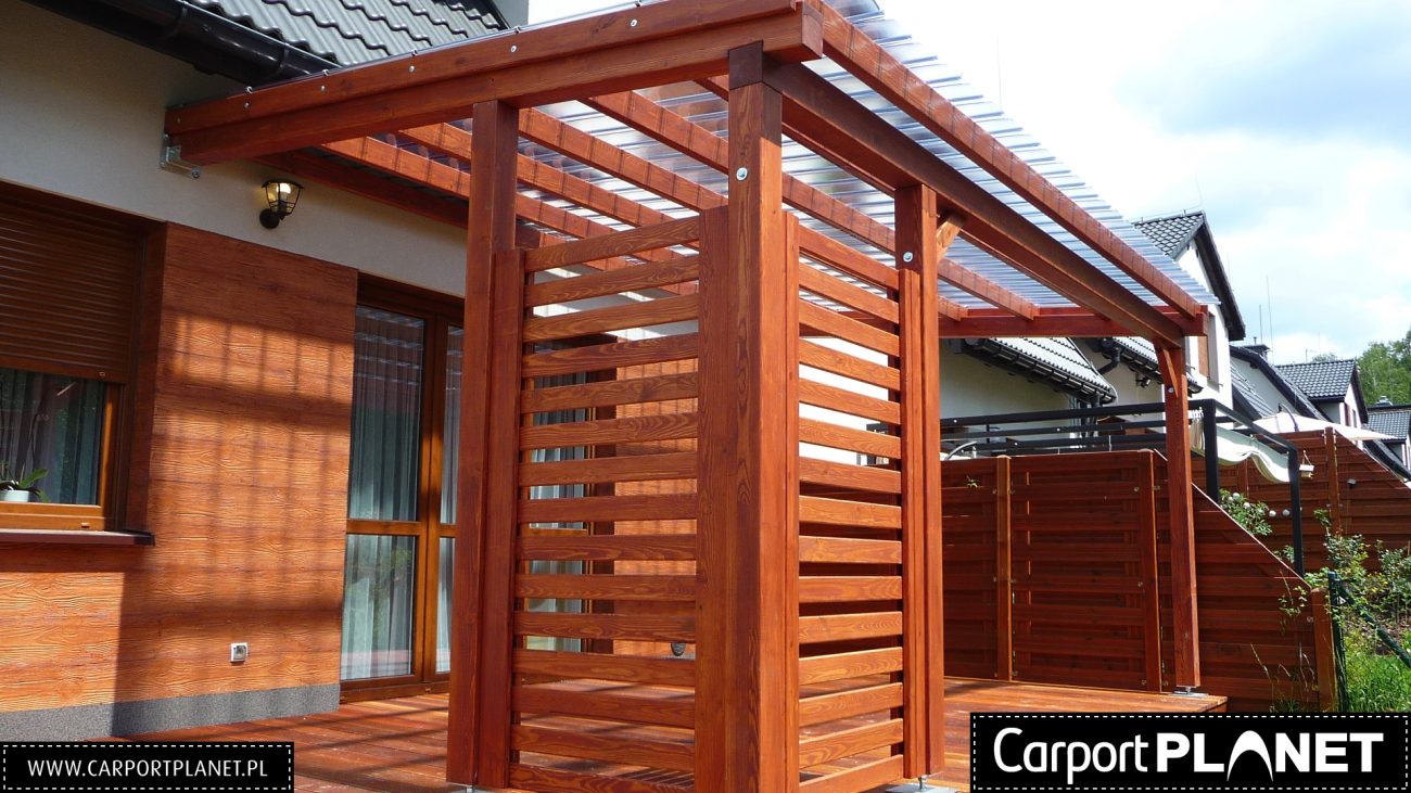 Zadaszenie tarasu pergola drewniana