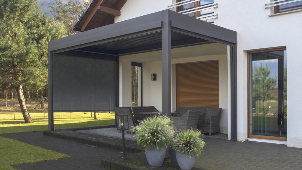 Pergola lamelowa tarasowa model SB400