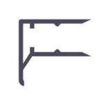 Profil aluminiowy F czołowy długość 6m 11zł/mb