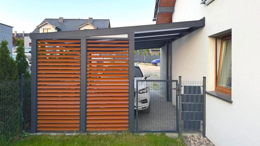 Aluminiowa wiata garażowa 806 cm