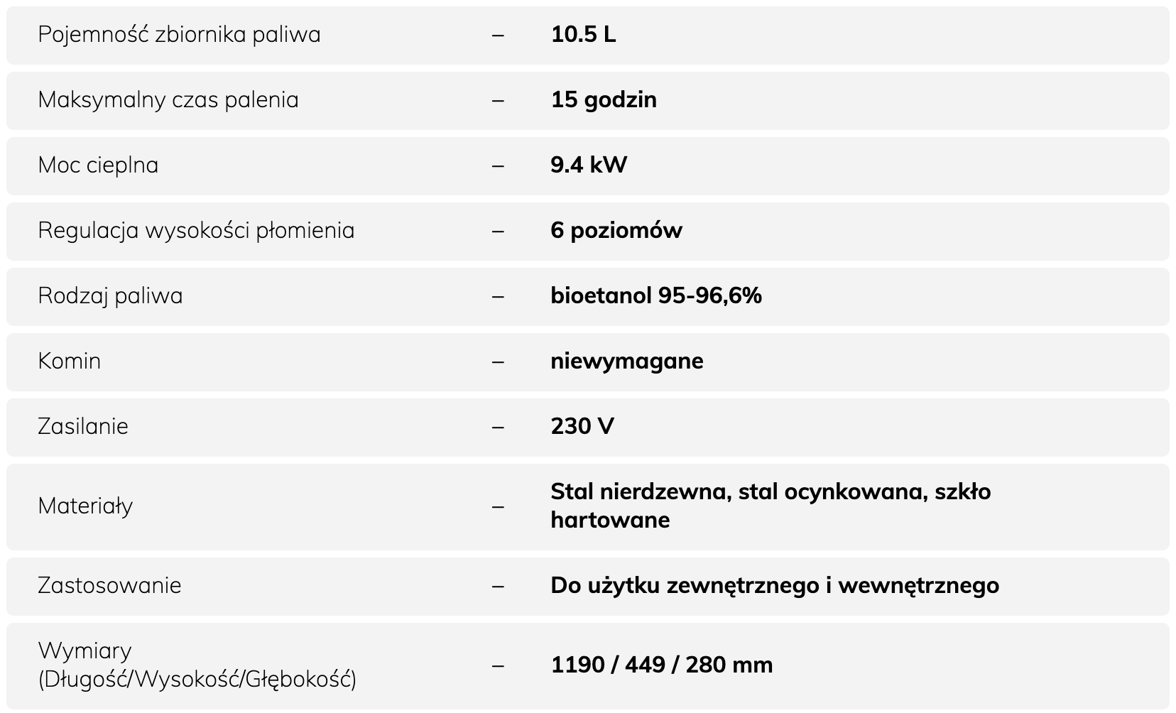 kominek cabo burner