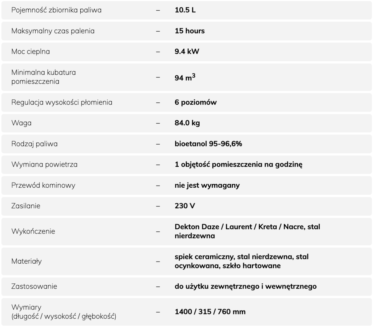 kominek cabo table