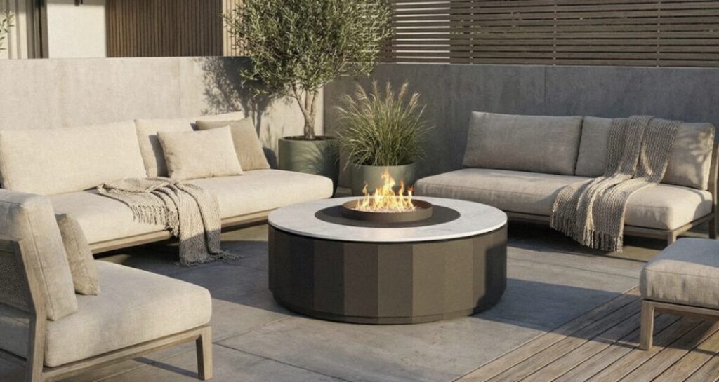 COMET TABLE zewnętrzny palnik BEV