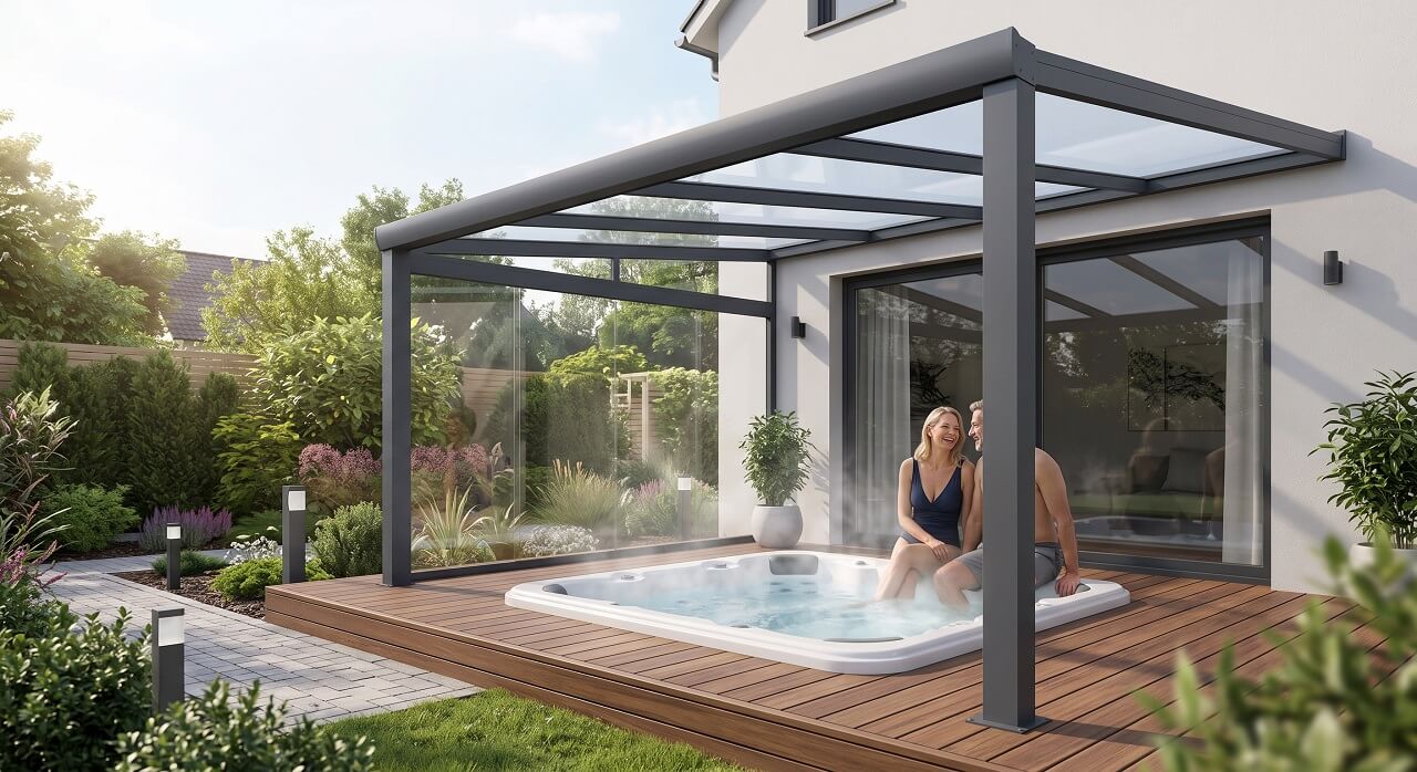 Zadaszenie jacuzzi ogrodowego – jaki materiał dachu sprawdzi się najlepiej?